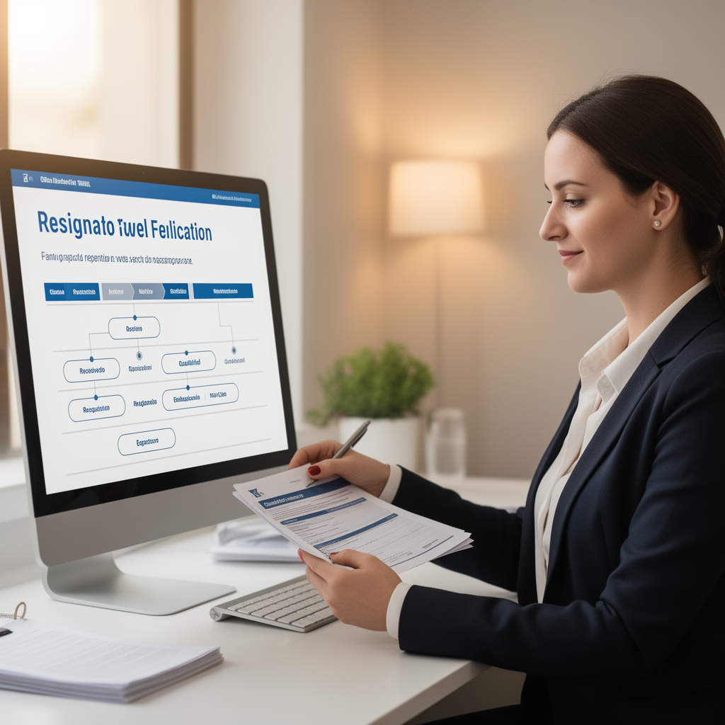 Agente di viaggio che gestisce una pratica di cancellazione su un software gestionale con workflow strutturato