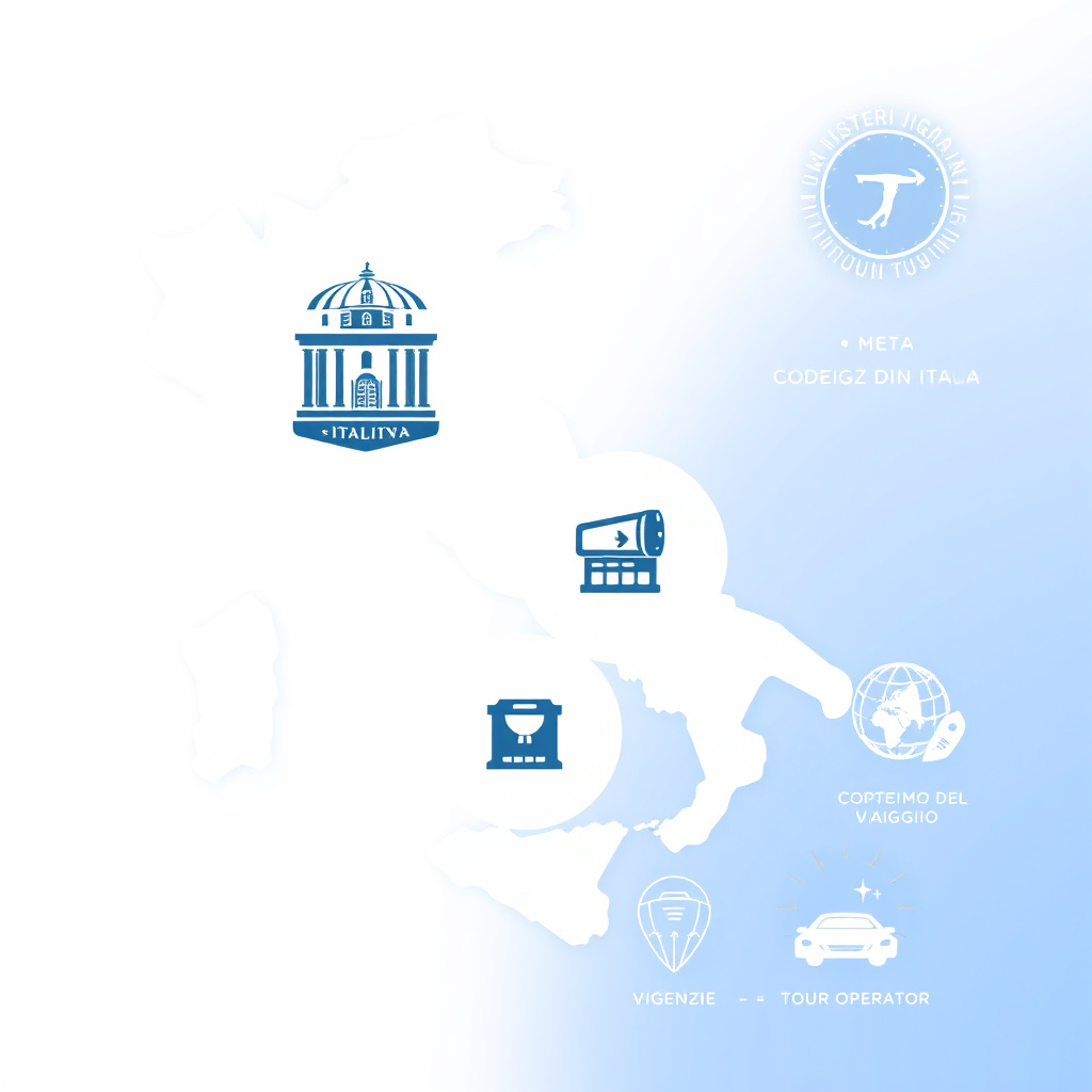 Interfaccia della piattaforma BDAV - Banca Dati Agenzie di Viaggio del Ministero del Turismo con codice identificativo nazionale